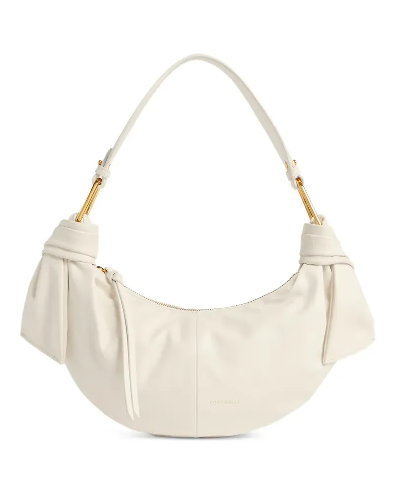 Coccinelle Kleine Furoshiki Schultertasche mit Knoten - Nude Nude