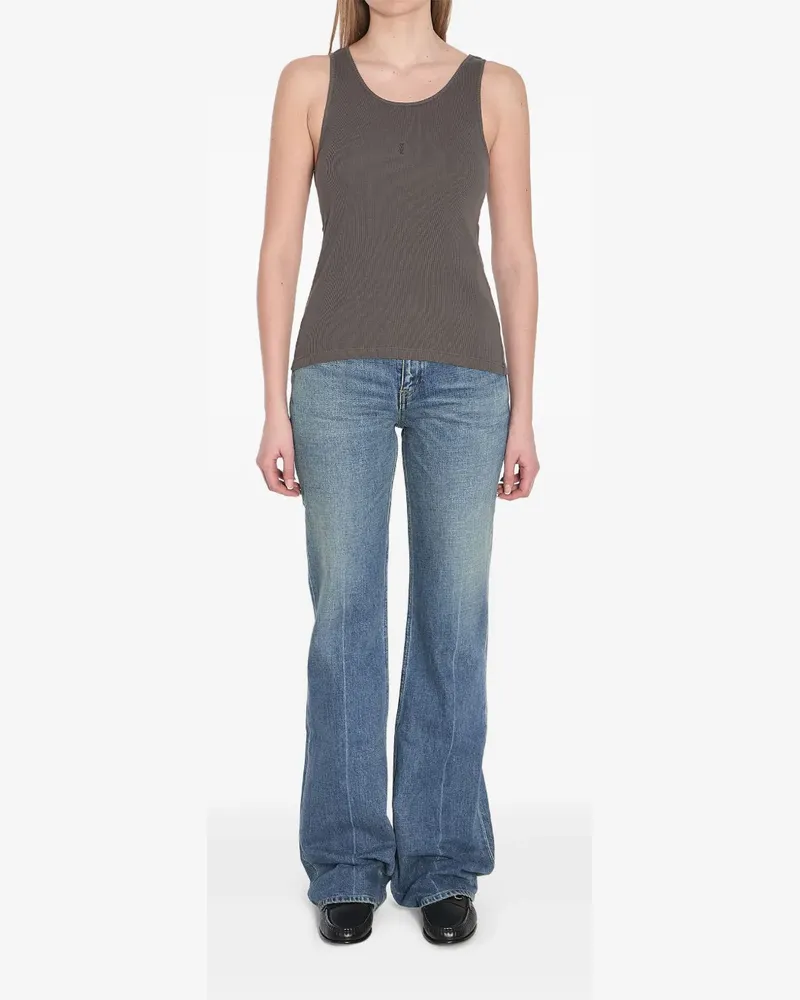 Saint Laurent Cassandre Tanktop - Grau Grau