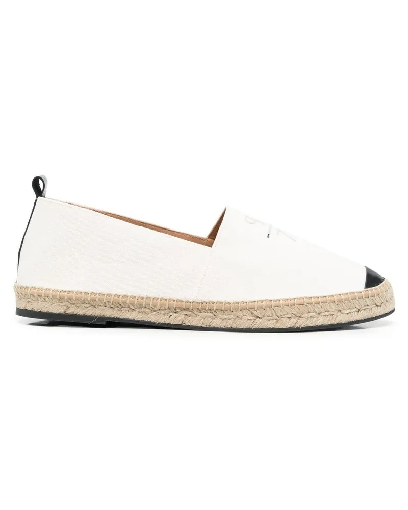Philipp Plein Espadrilles mit Logo-Print - Weiß Weiß