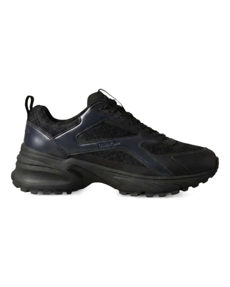Calvin Klein panelled chunky-sole trainers - Schwarz Schwarz