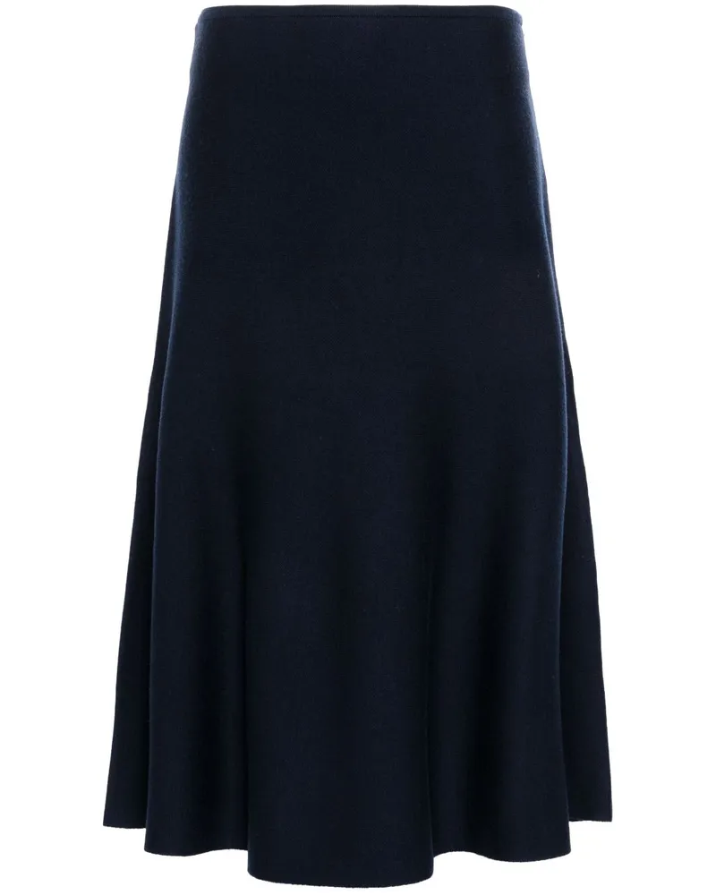 KHAITE Gestrickter Rock - 301 NAVY BLUE 301