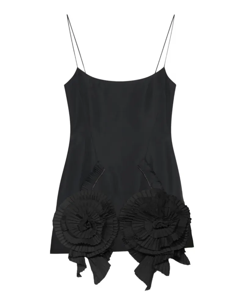 Blumarine Verziertes Midikleid - Schwarz Schwarz