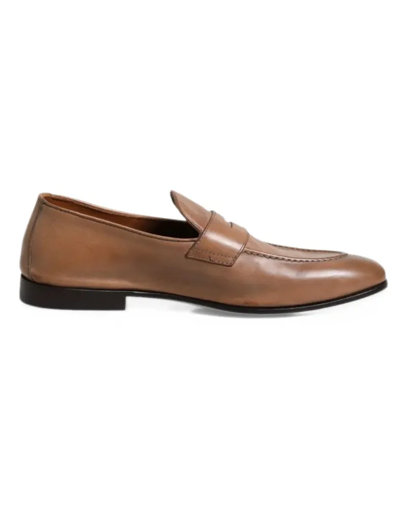 Brunello Cucinelli penny-slot slip-on loafers - Braun Braun