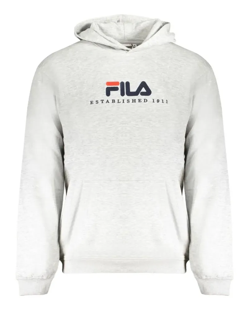 Fila logo-detail hoodie - Grau Grau
