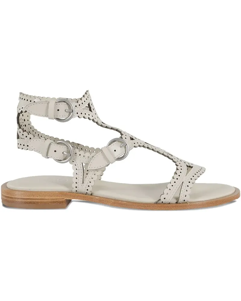 ash Flache Paprika Sandalen - Weiß Weiß