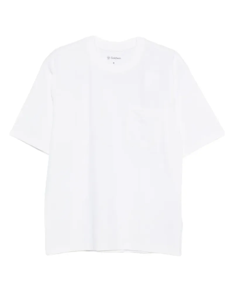 Goldwin T-Shirt mit Tasche - Weiß Weiß
