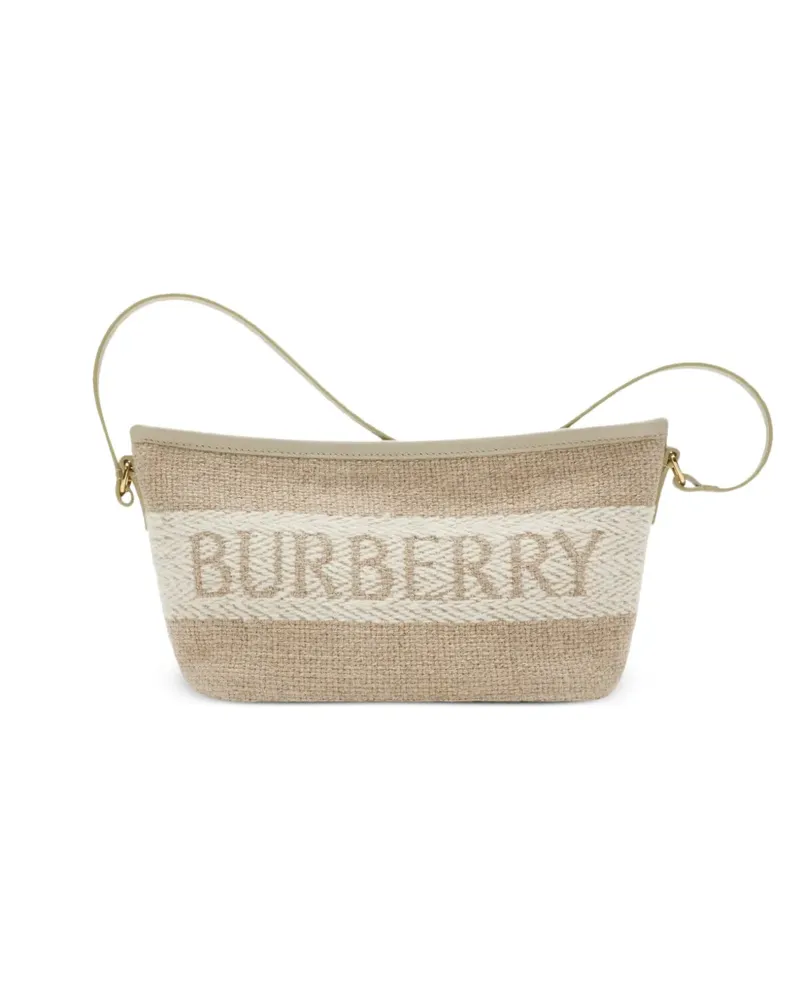 Burberry Mini-Tasche mit Logo - Nude Nude