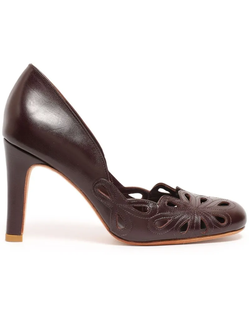 Sarah Chofakian Belle Epoque Pumps 75mm - Braun Braun