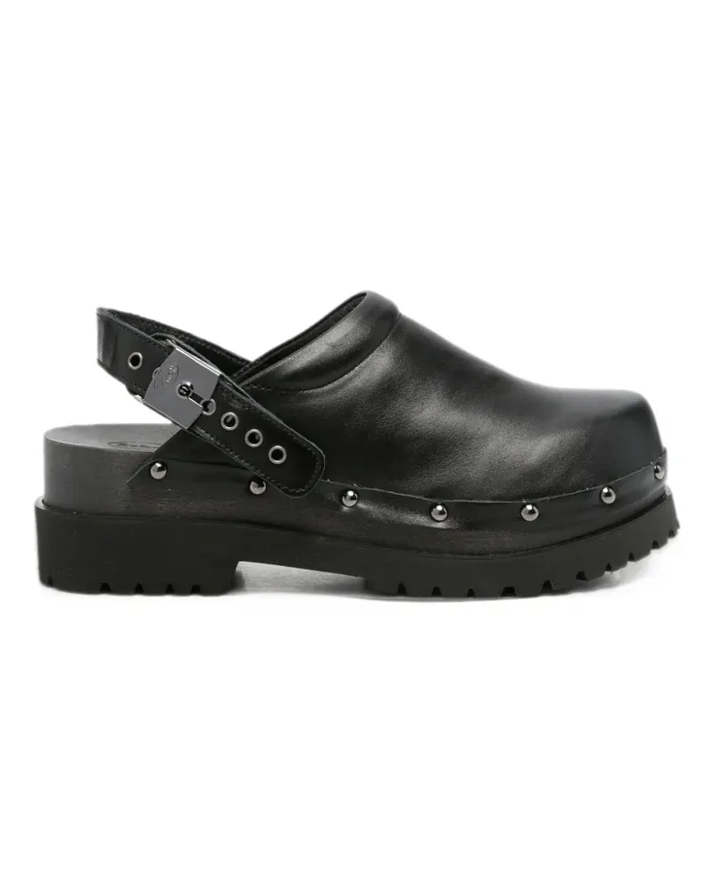 Scholl Cindy studded mules - Schwarz Schwarz