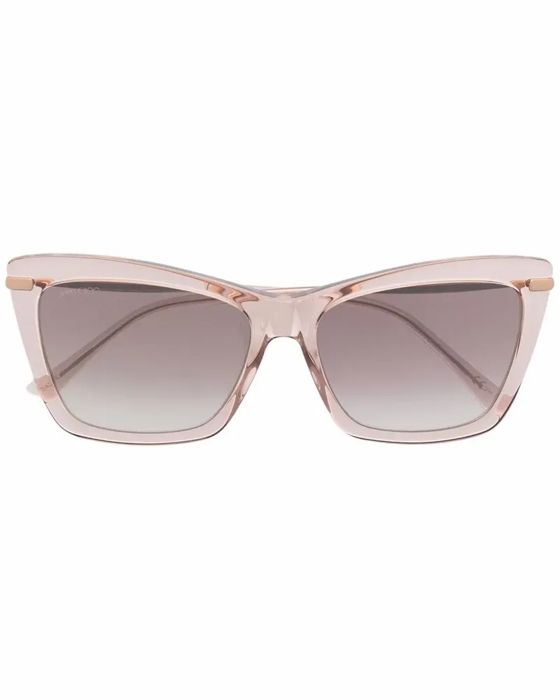 Jimmy Choo Sonnenbrille mit Oversized-Gestell - Gold Gold