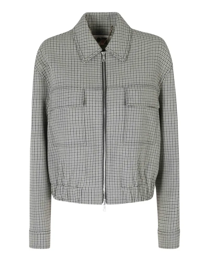 Ports 1961 Jacke mit Hahnentrittmuster - Grau Grau