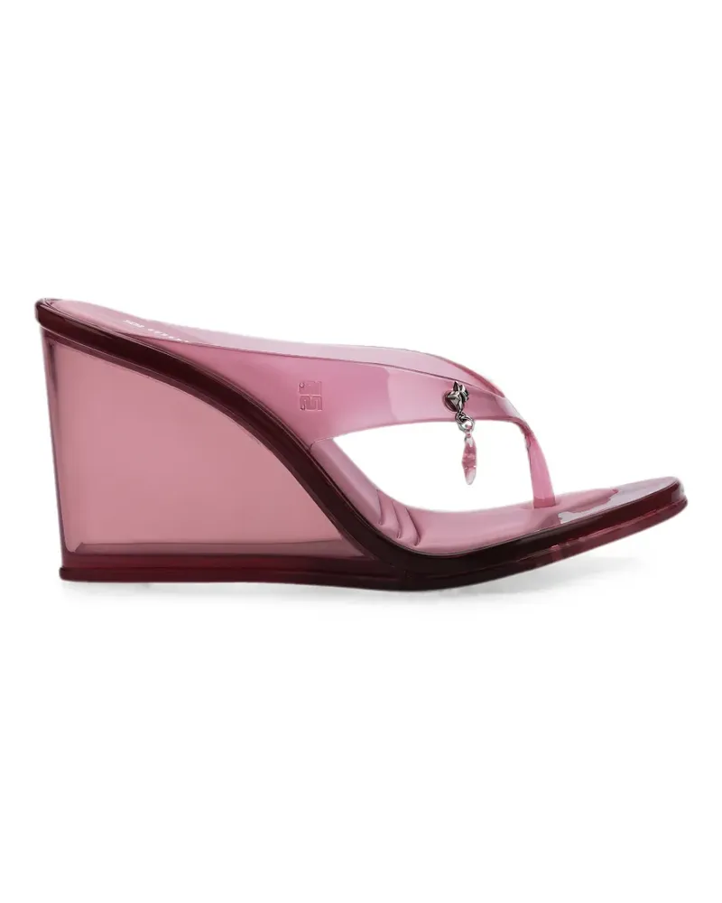 Melissa Nabeela Wedge-Sandalen - Rosa Rosa