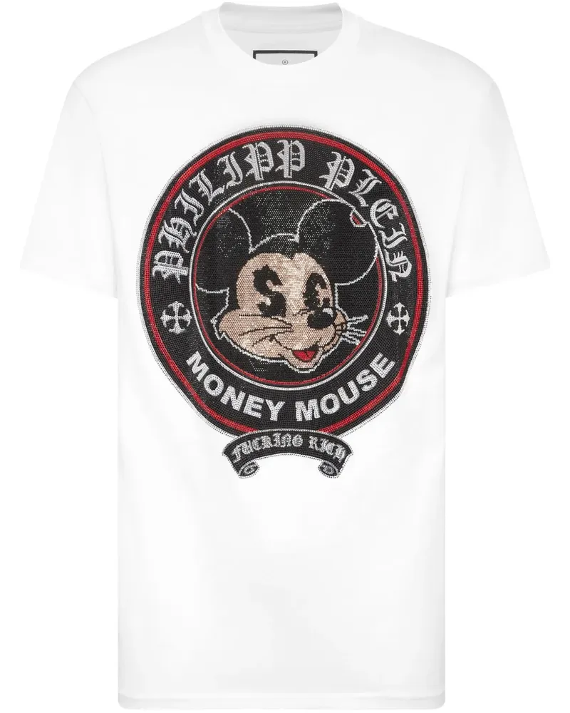 Philipp Plein Money Mouse T-Shirt - Weiß Weiß