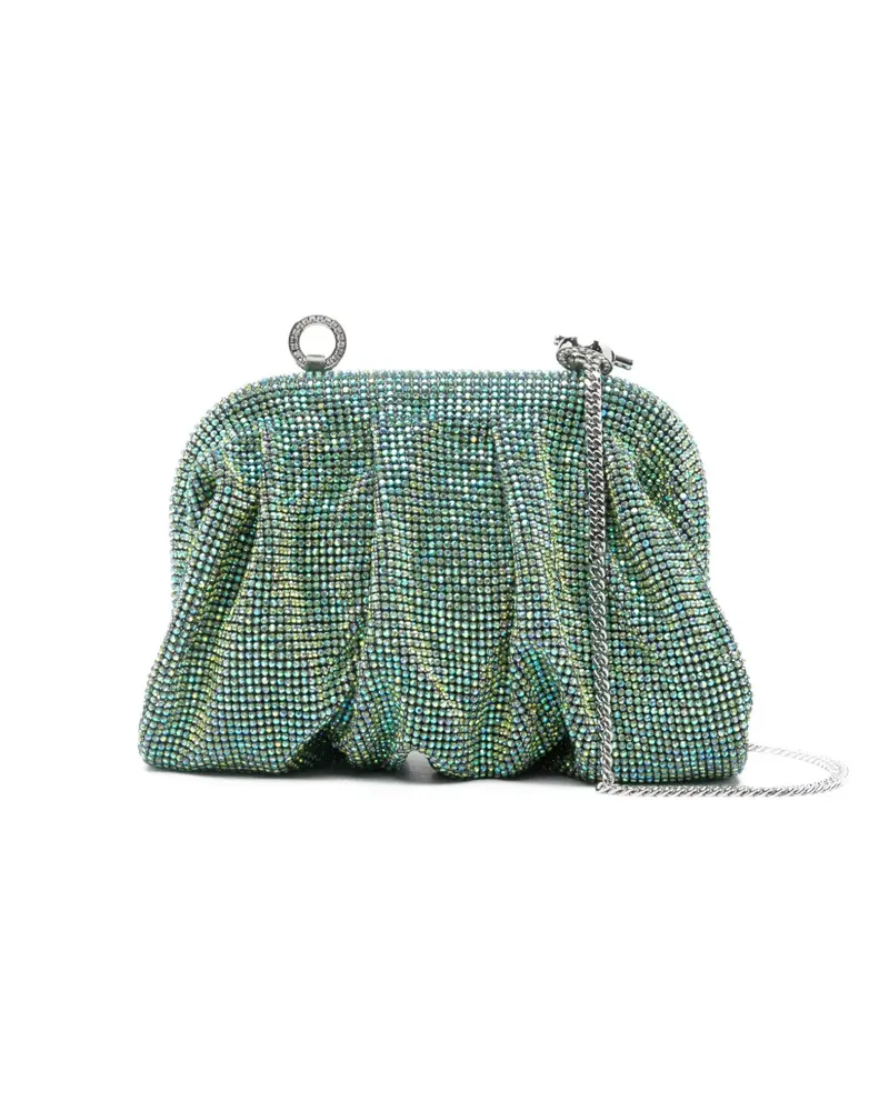 Benedetta Bruzziches Venus Clutch mit Kristallen - Grün Grün