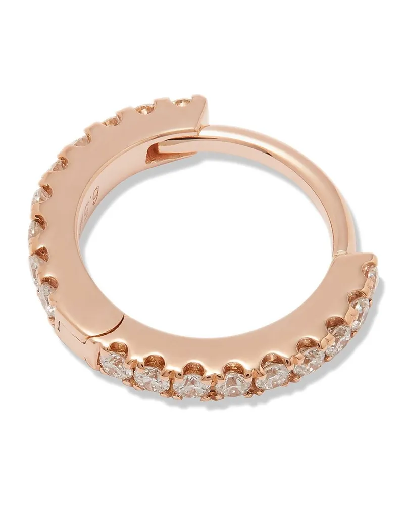 Maria Tash 18kt Rotgoldohrring mit einem Diamanten - Rosa Rosa