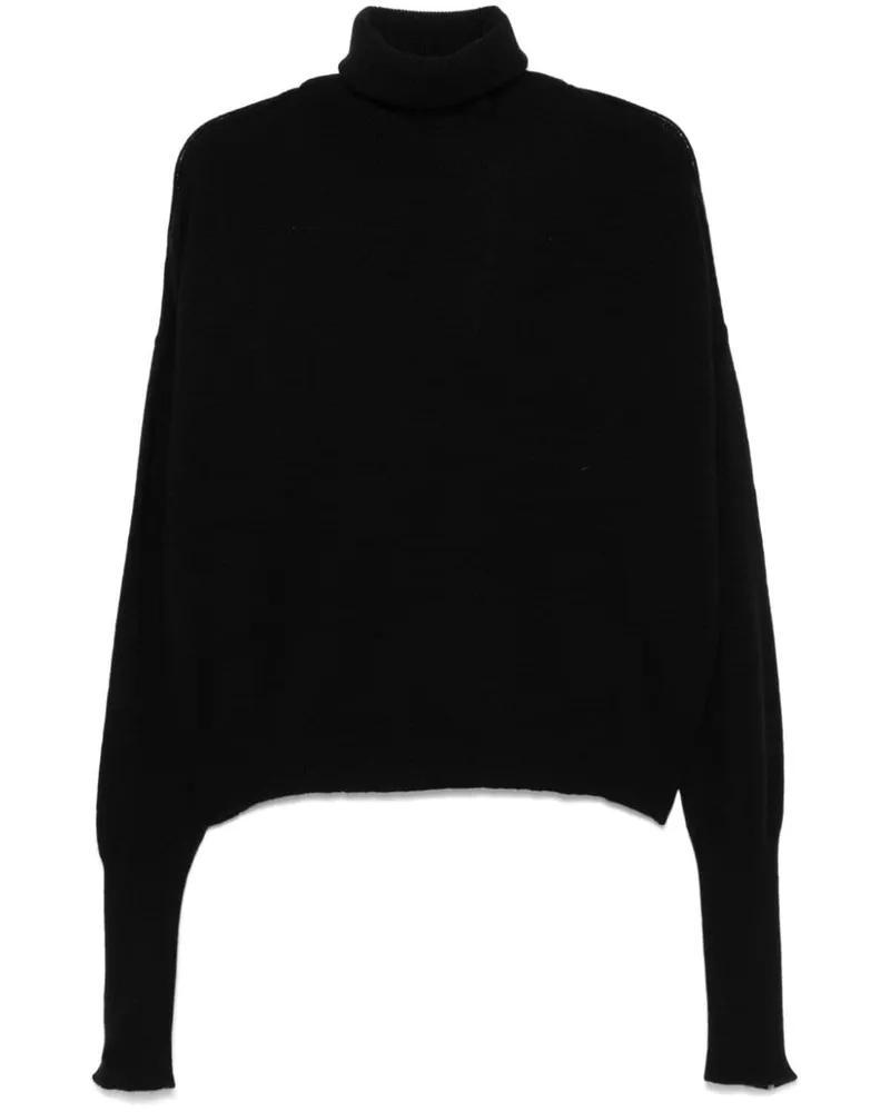 Andrea Ya'aqov Pullover mit Rollkragen - Schwarz Schwarz