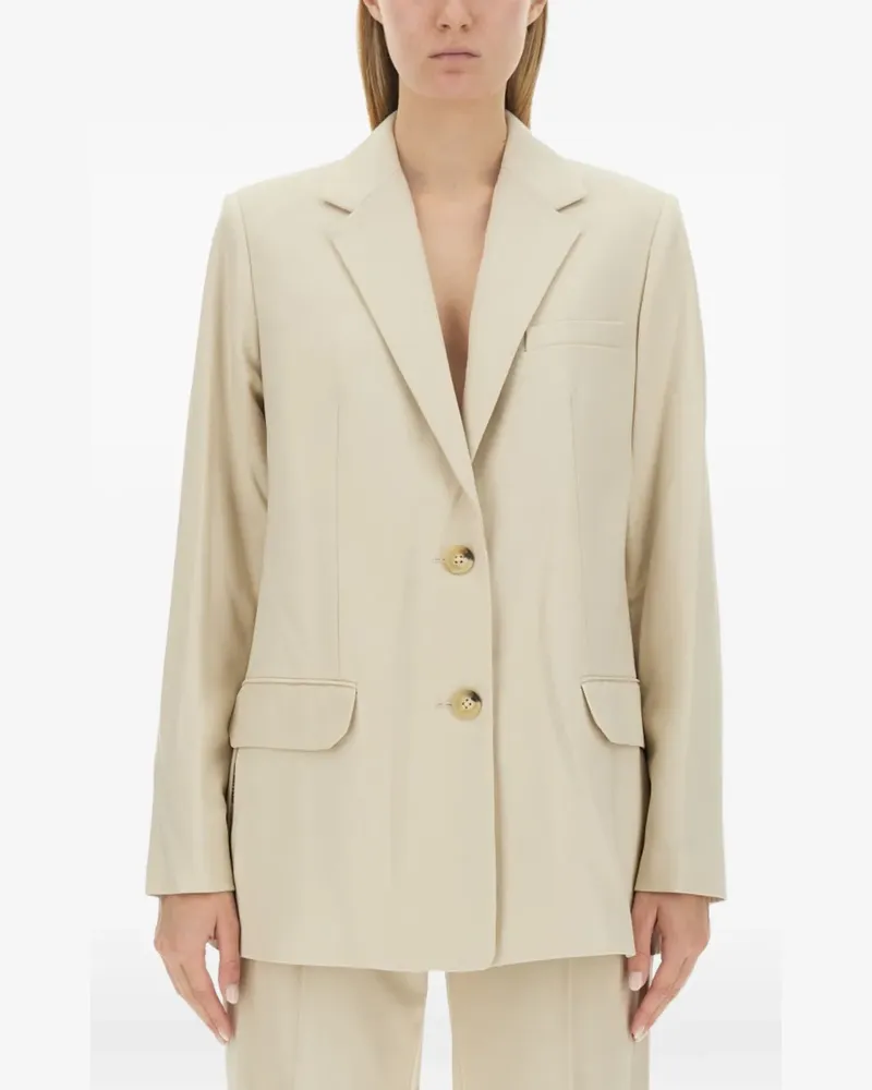 Helmut Lang single-breasted blazer - Nude Nude