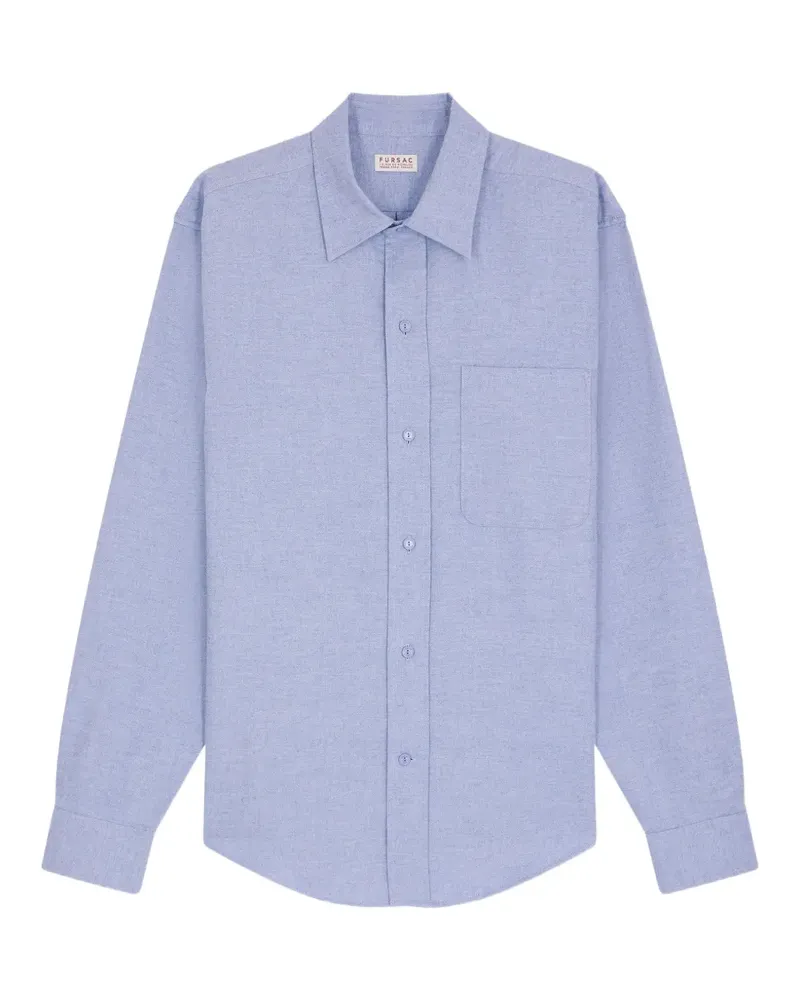 FURSAC Gepunktetes Hemd - Blau Blau