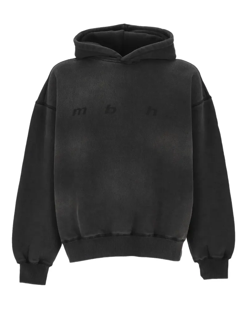 MISBHV Hoodie mit ausgewaschenem Effekt - Schwarz Schwarz