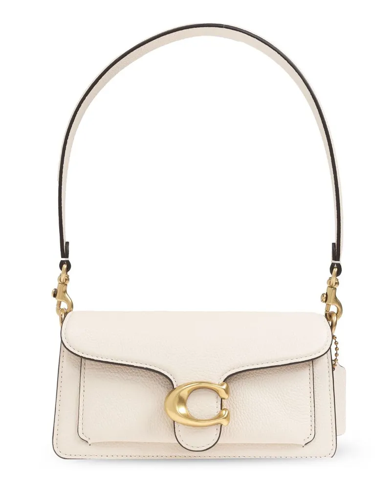 Coach Tabby Schultertasche 20cm - Weiß Weiß