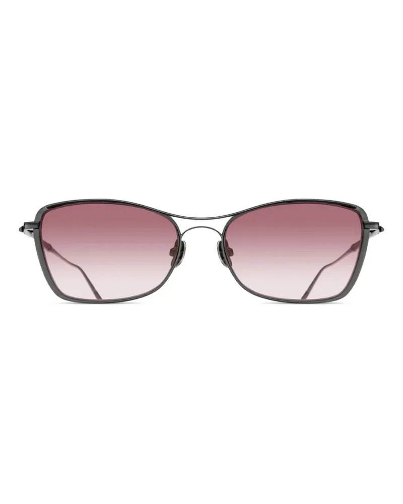 RETROSUPERFUTURE Sonnenbrille mit eckigem Gestell - Grau Grau