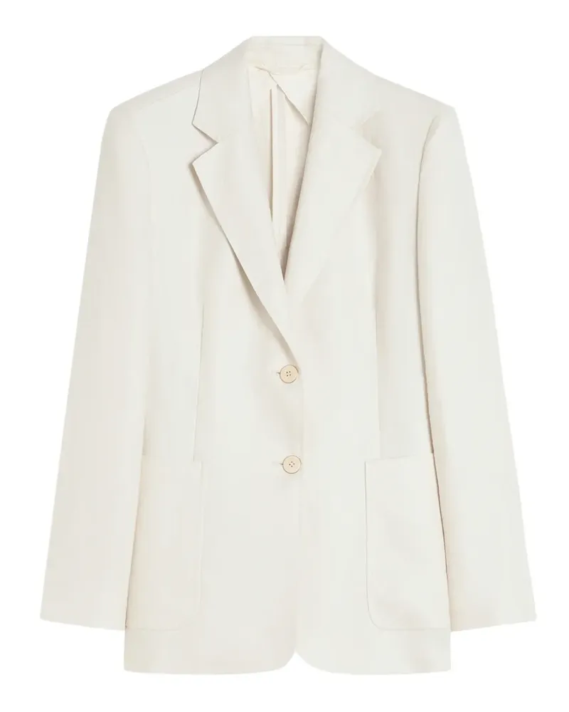 Max Mara button linen jacket - Nude Nude