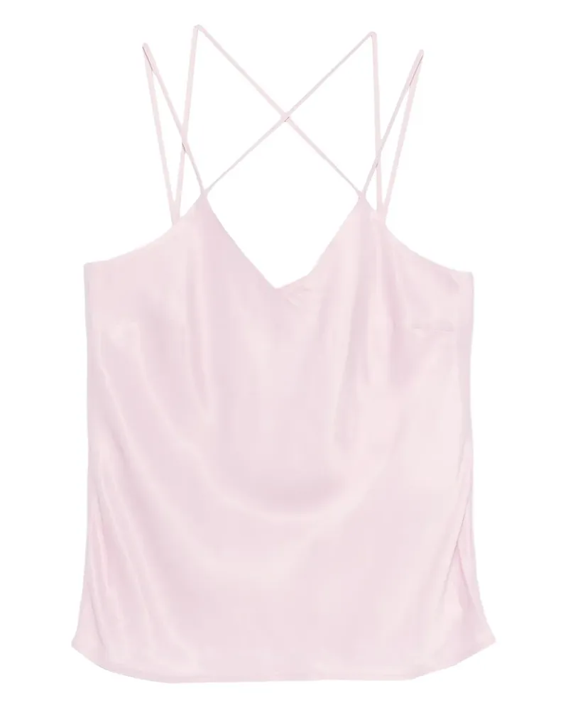 Twin-Set Cropped-Top - Rosa Rosa