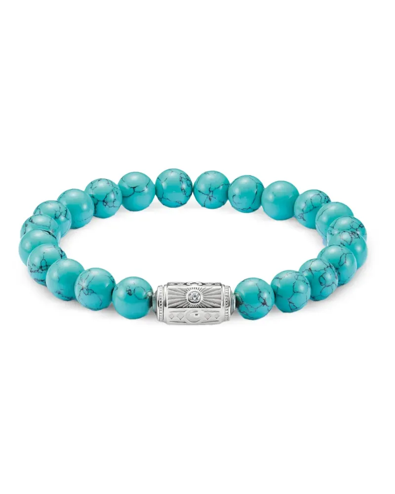 Thomas Sabo Graviertes Perlenarmband - Silber Silber
