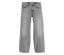 Baggy Dad Jeans im Five-Pocket-Design - Grau