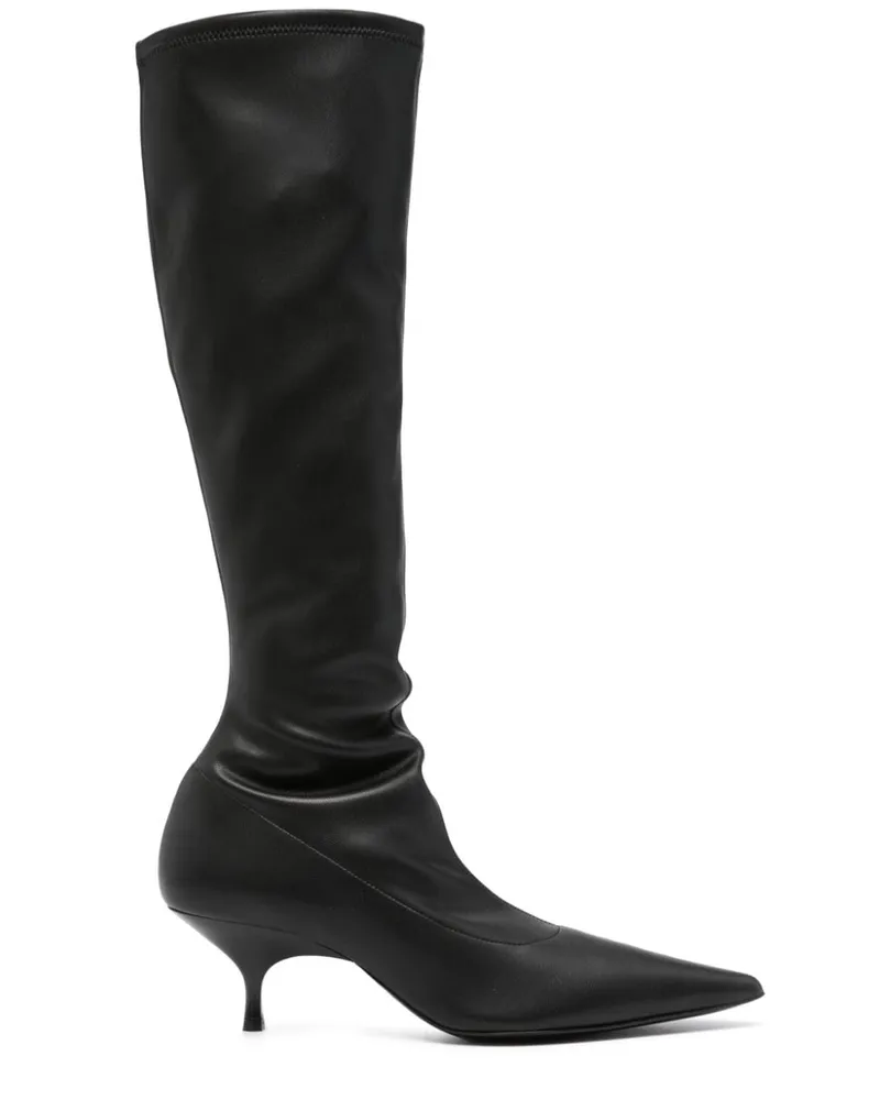 Gia Borghini Hera Stiefel 50mm - Schwarz Schwarz