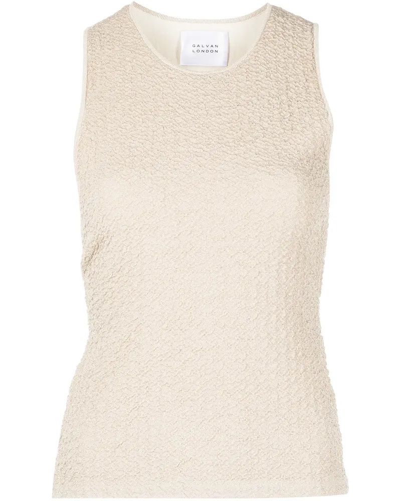 GALVAN Selene Top - Nude Nude