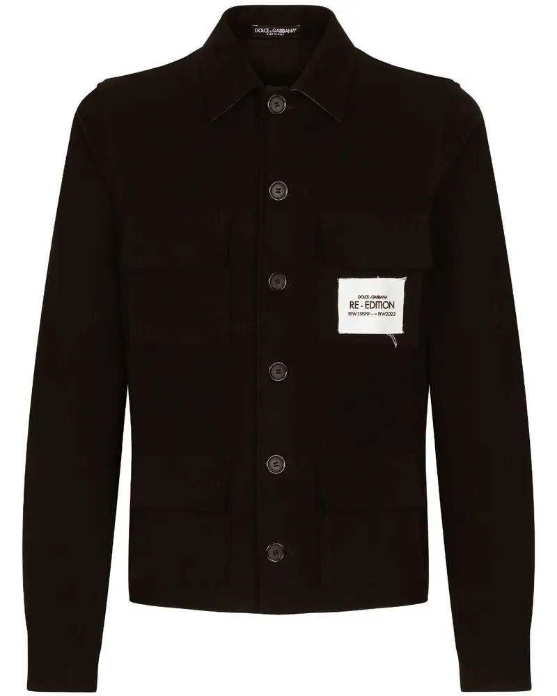 Dolce & Gabbana Klassisches Hemd - Schwarz Schwarz