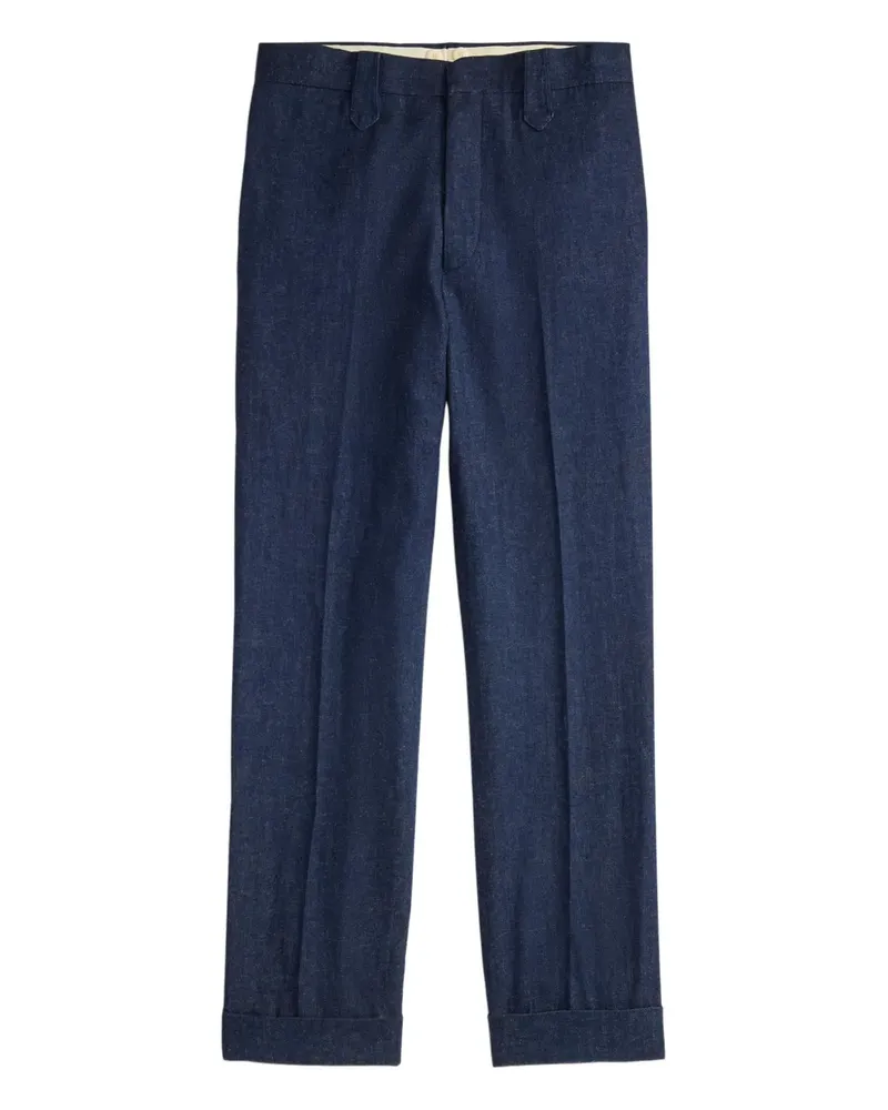 Ralph Lauren Hose mit Gürtelschlaufen - Blau Blau