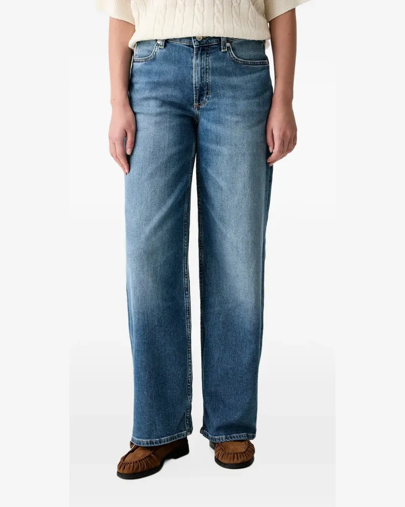 Marc O'Polo Tomke wide-leg jeans - Blau Blau