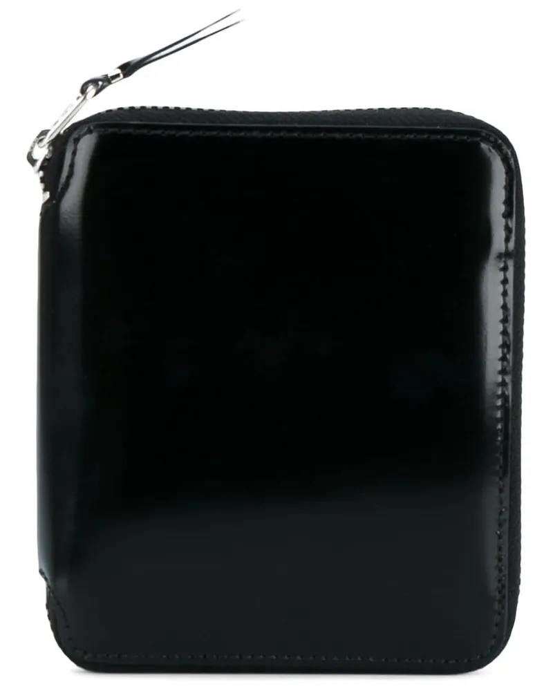 Comme des Garçons Portemonnaie mit Reißverschluss - Schwarz Schwarz