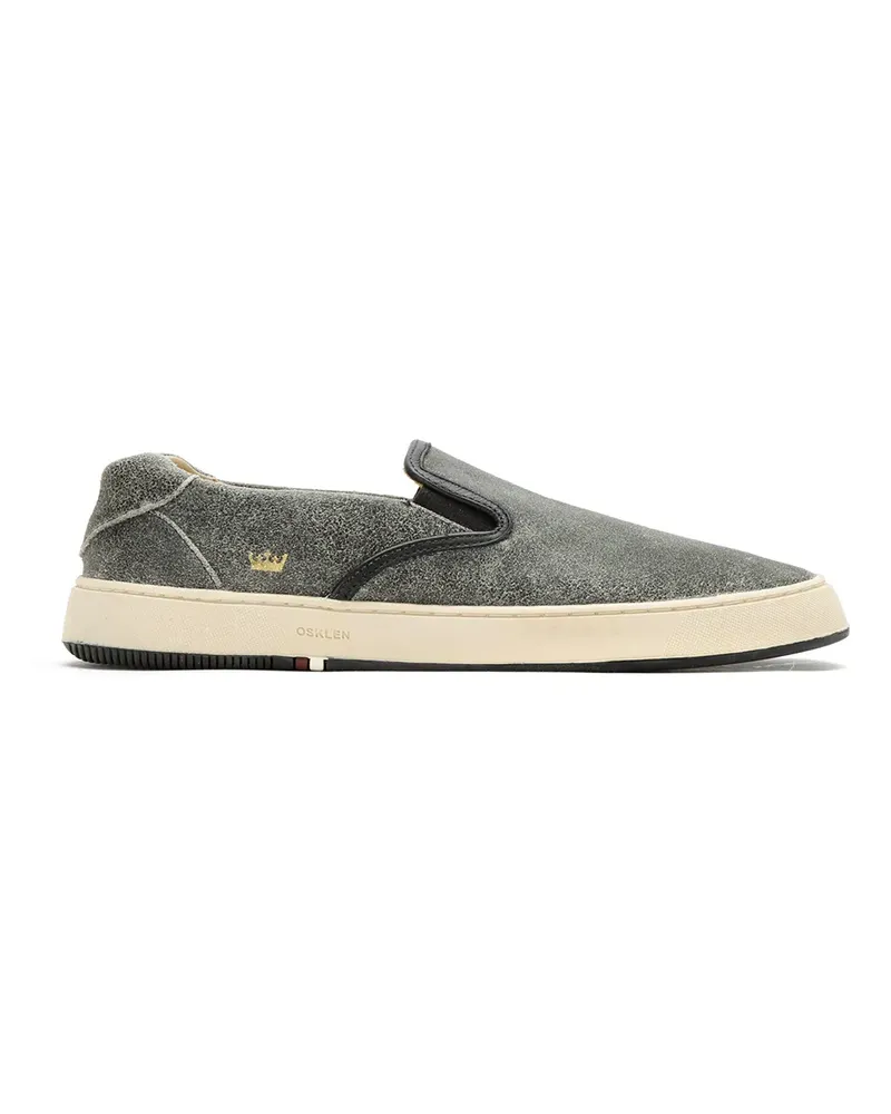 Osklen Slip-On-Sneakers aus Leder - Grau Grau
