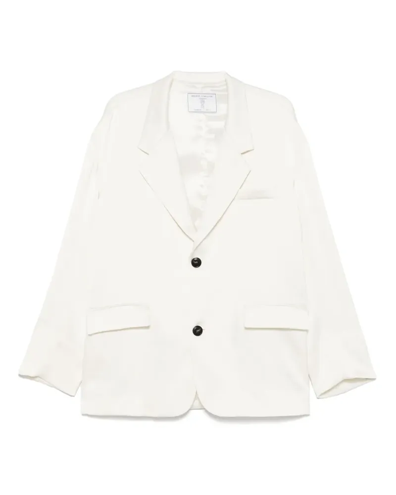 Société Anonyme Einreihiger Blazer - Weiß Weiß