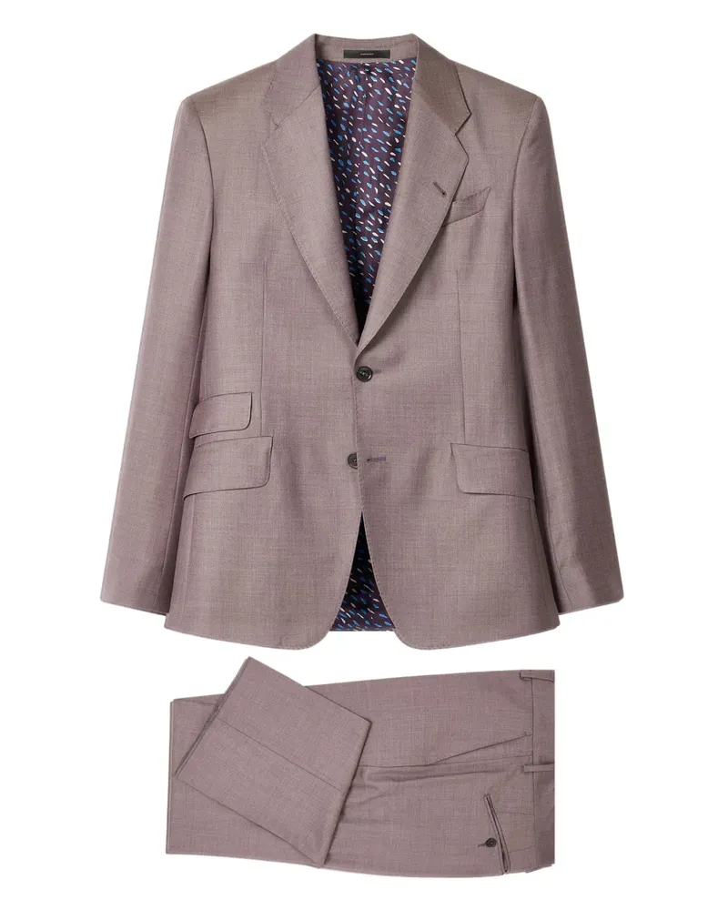 Paul Smith Einreihiger Anzug - Violett Violett