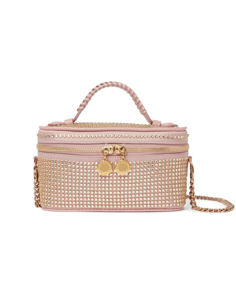 Stella McCartney Umhängetasche mit Kristallen - Rosa Rosa