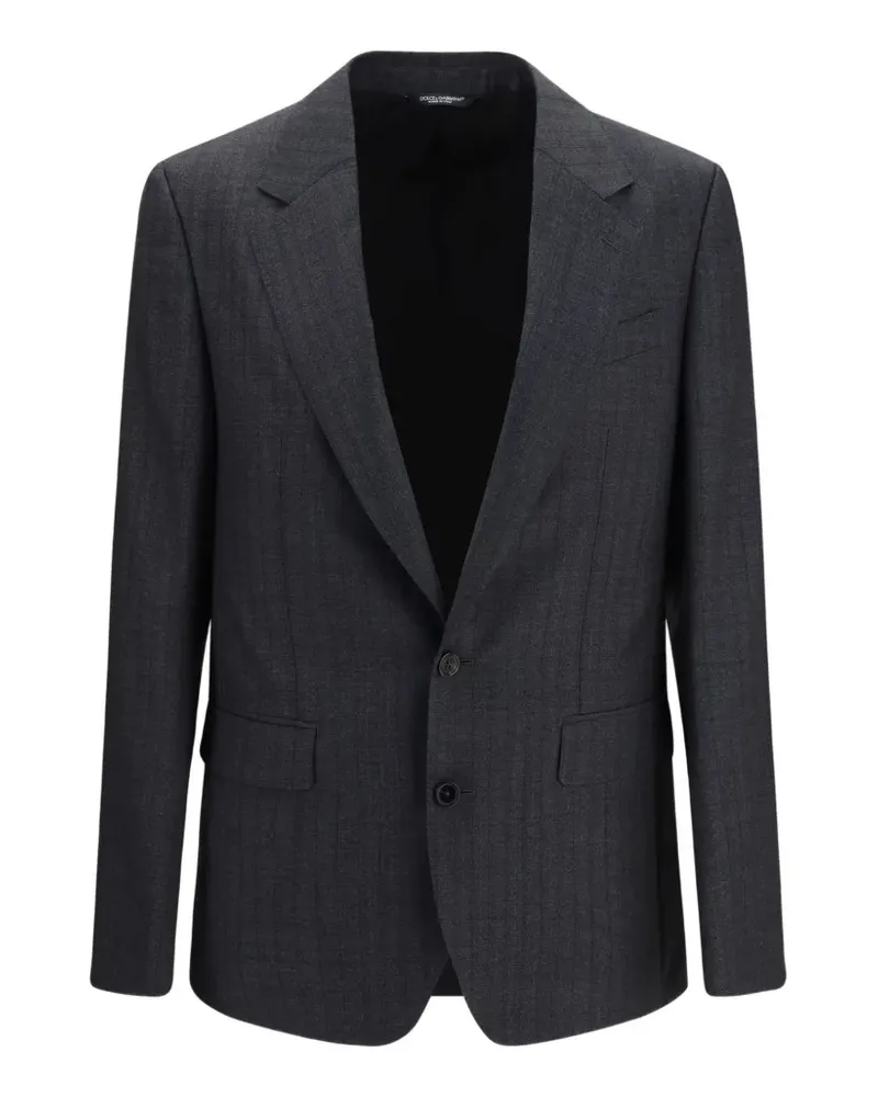 Dolce & Gabbana Sakko mit Nadelstreifen - Grau Grau