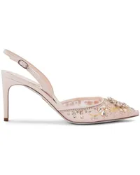 René Caovilla Cinderella Pumps 75mm Rosa