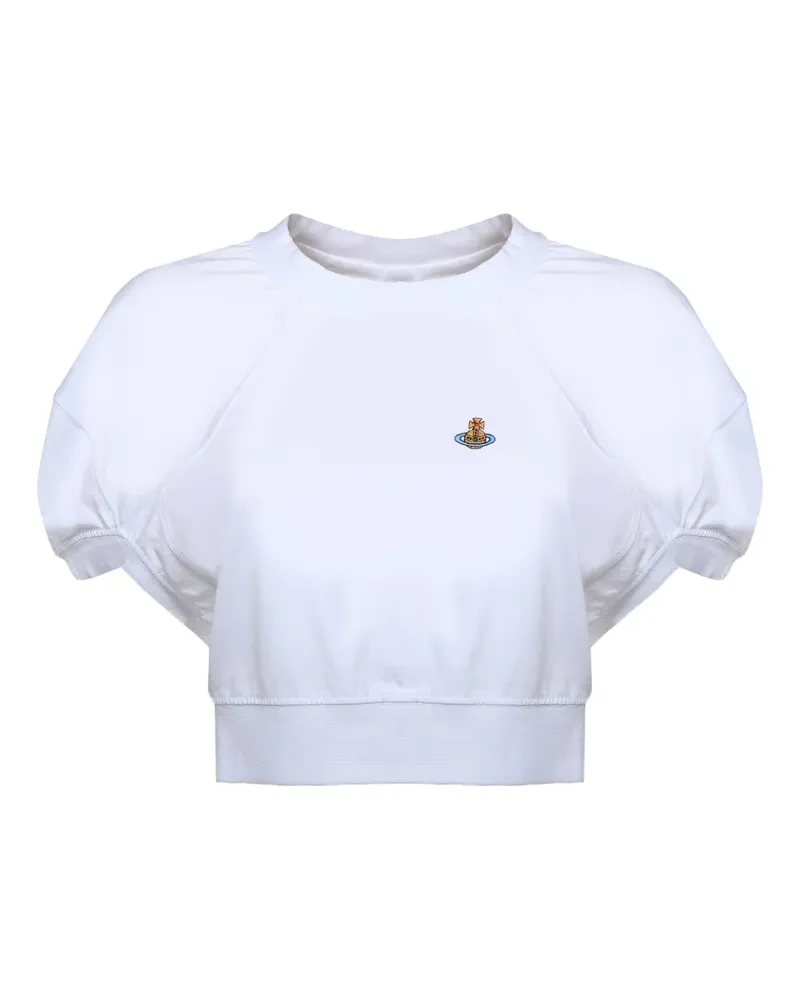 Vivienne Westwood Orb-detail crop top - Weiß Weiß