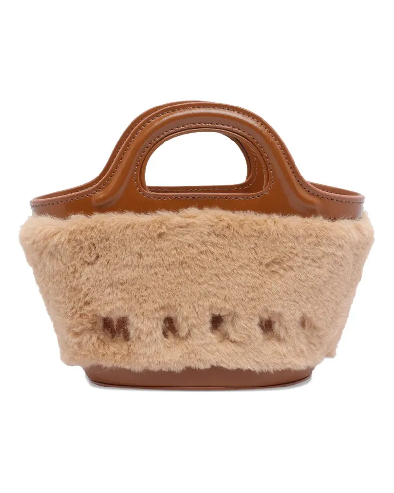 Marni Mini-Tasche mit Besatz - Braun Braun