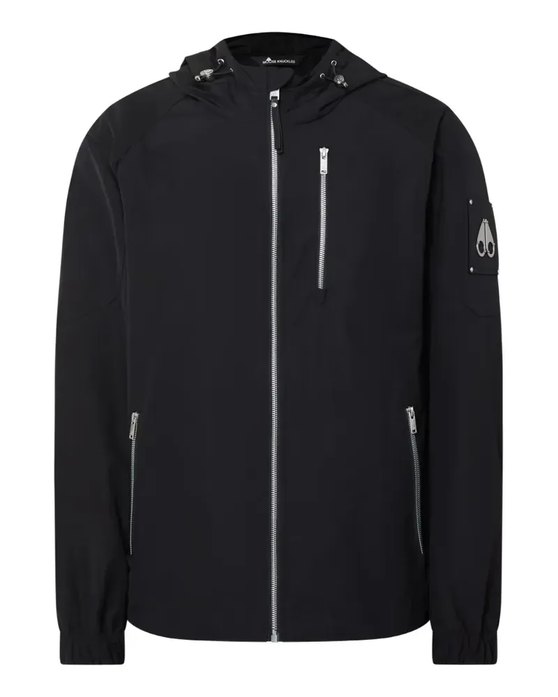 Moose Knuckles Charlesbourg hooded jacket - Schwarz Schwarz