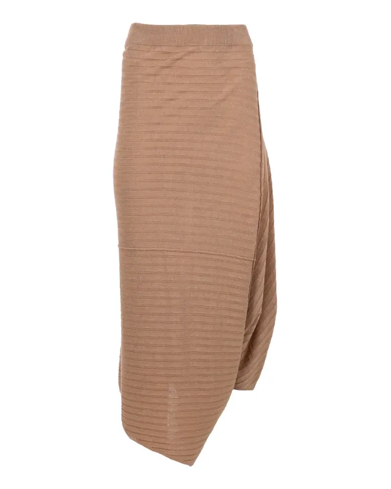 J.W.Anderson knitted midi skirt - Nude Nude