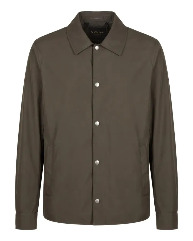 Slowear Jacke mit Druckknöpfen - Braun Braun
