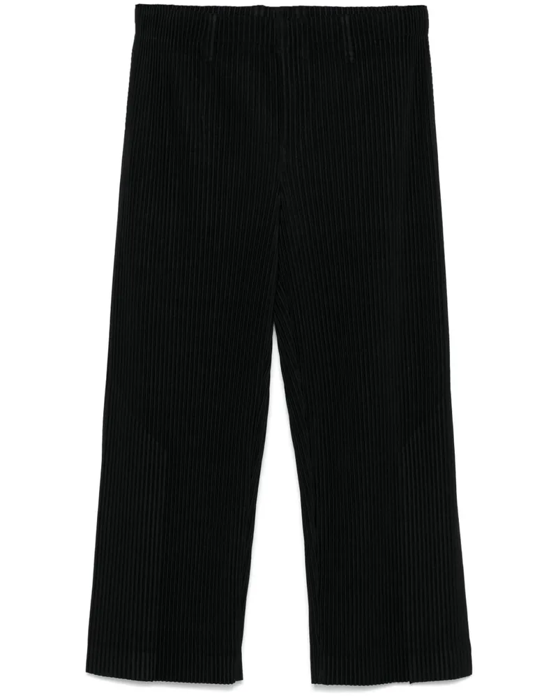 Issey Miyake Klassische Bundfaltenhose - Schwarz Schwarz
