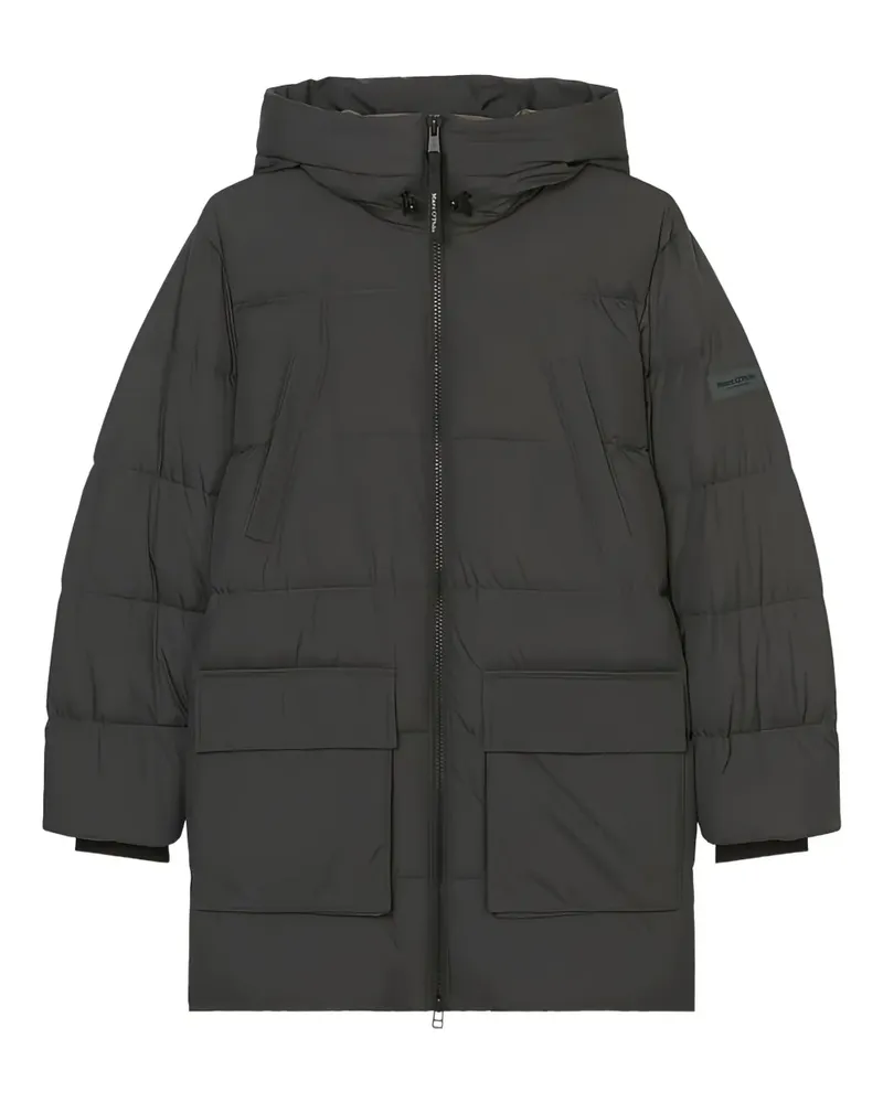 Marc O'Polo Gefütterter Kapuzenparka - Grau Grau