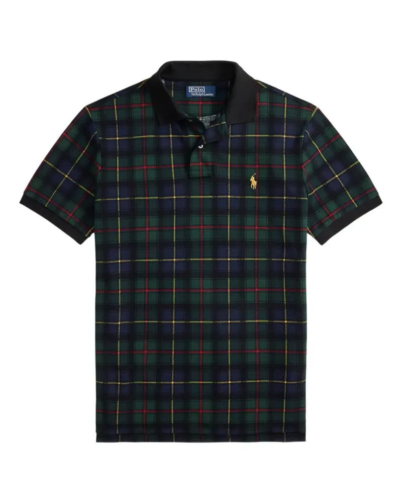 Ralph Lauren Poloshirt mit Karomuster - Schwarz Schwarz