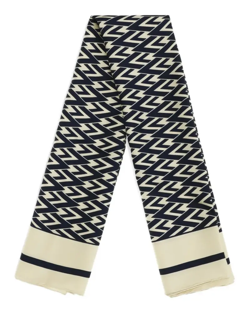 Valentino Garavani Toute La V silk scarf - Blau Blau